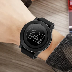 Men Water Resistant Electronic Watch Black